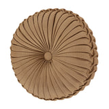 J. Queen New York Camellia Tufted Round Decorative Throw Pillow