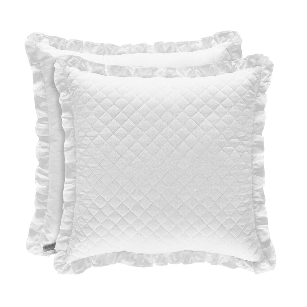 Five Queens Court Flora 18 Inch Square Throw Pillow