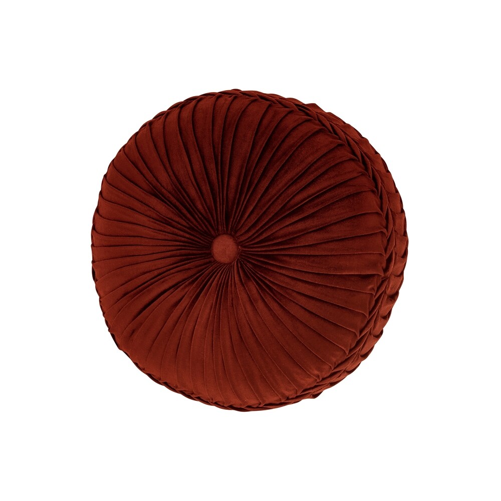 Five Queens Court Reese Tufted Round Throw Pillow