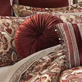 Five Queens Court Reese Tufted Round Throw Pillow