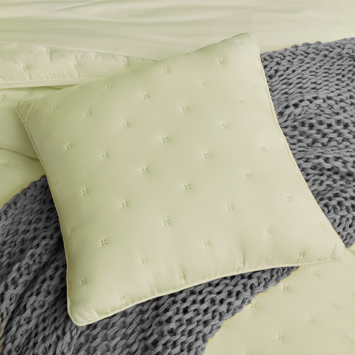 J. Queen New York Vesper Quilted Boudoir Decorative Throw Pillow