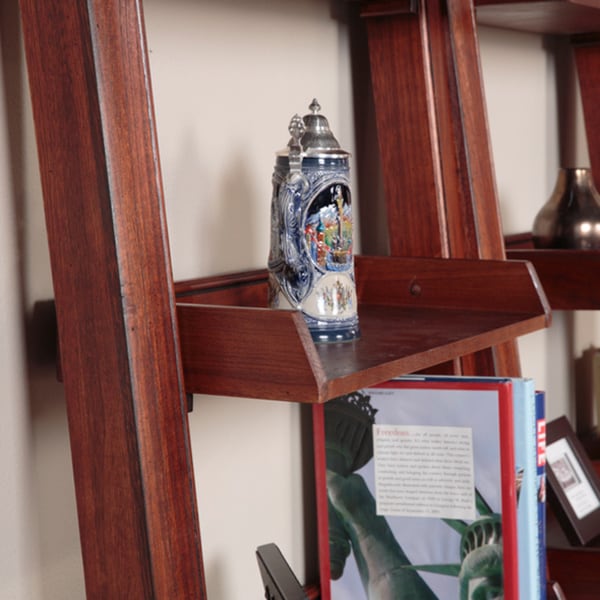 Five Shelf Ladder Bookcase