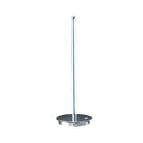 Fizo 25 Inch Table Lamp, Sleek Design, LED Light, Touch Switch, Silver