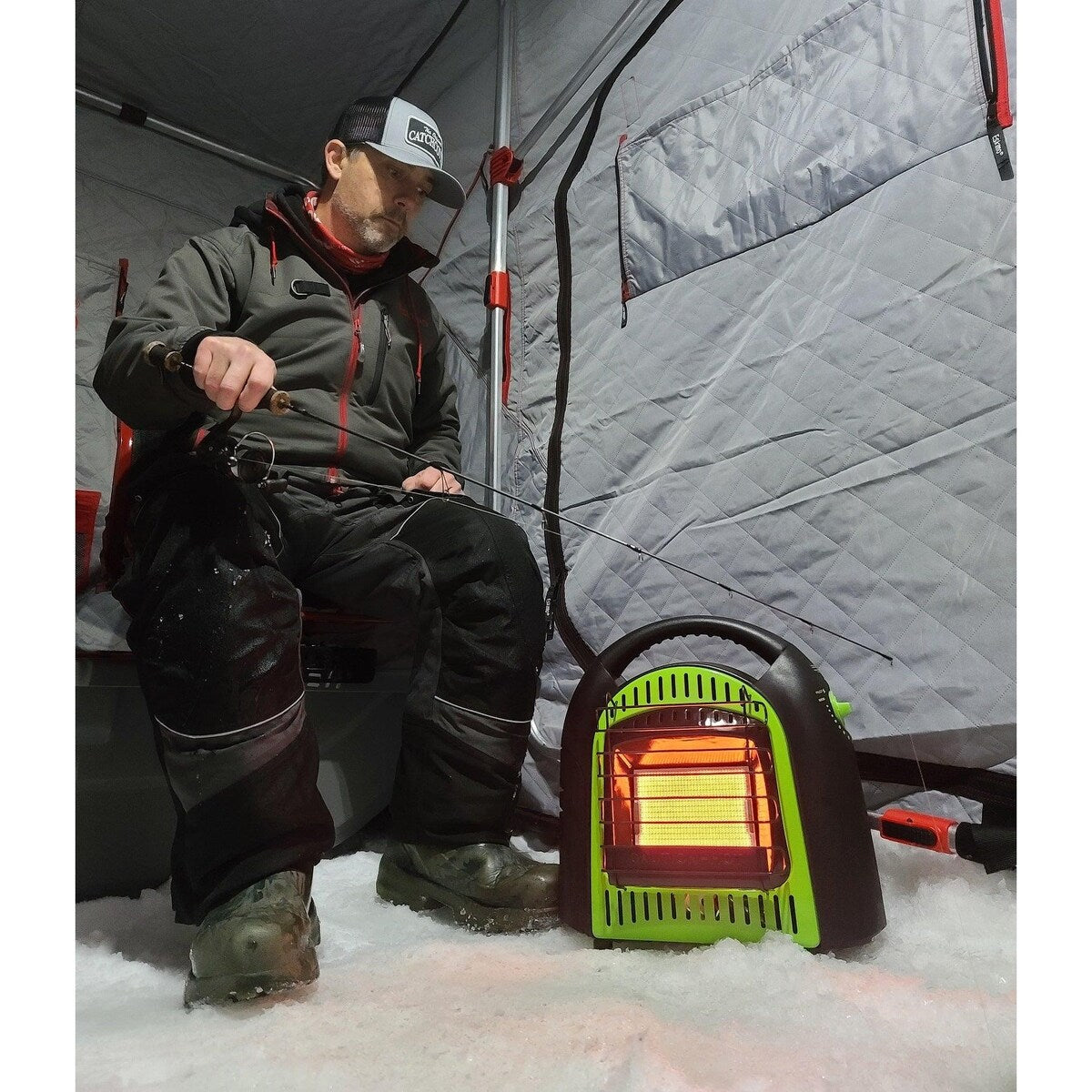 Flame King Propane Space Radiant Portable Outdoor Heater 10,000 BTU