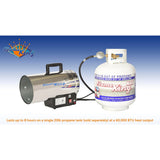 Flame King 60K BTU Portable Propane Forced Air Heater for Jobsites