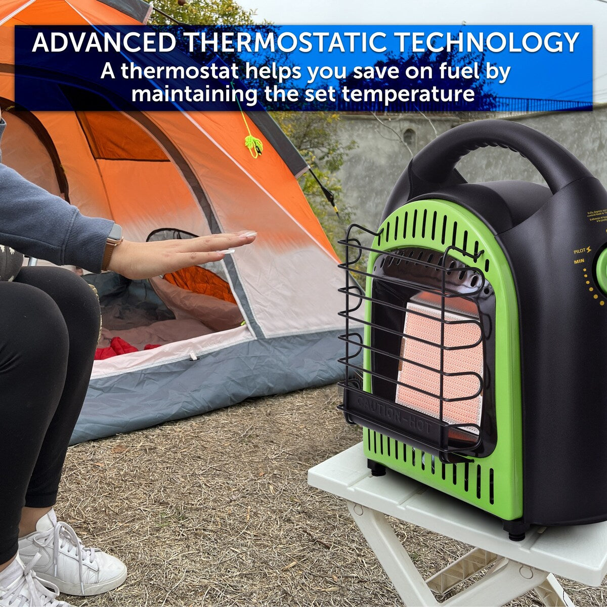 Flame King Propane Space Radiant Portable Outdoor Heater 10,000 BTU