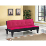 Flannel Fabric Adjustable Sofa, Pink