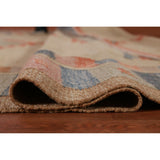 Flat Weave Modern Kilim Turkish Area Rug Flatweave Jute Carpet - 8'6" x 9'8"