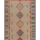 Flat Weave Modern Kilim Turkish Area Rug Flatweave Jute Carpet - 8'6" x 9'8"
