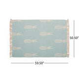 Fleming Boho Handcrafted Cotton Throw Blanket by Christopher Knight Home