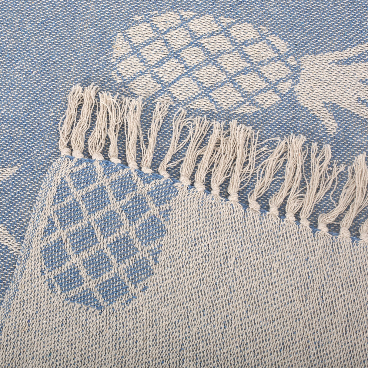 Fleming Boho Handcrafted Cotton Throw Blanket by Christopher Knight Home