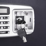 Electronic Safe Deposit Box - Drop Safe with Digital Keypad and 2 Manual Override Keys for Cash by Paragon Safes (Gray)