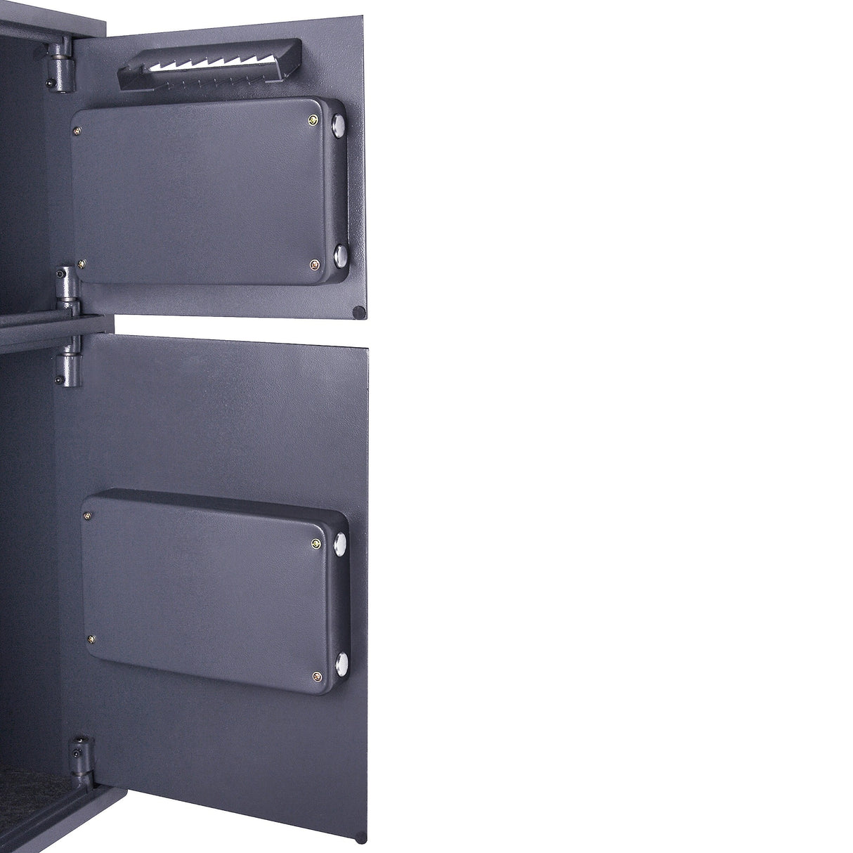 Electronic Safe Deposit Box - Drop Safe with Digital Keypad and 2 Manual Override Keys for Cash by Paragon Safes (Gray)
