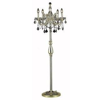 Fleur Illumination Collection Floor Lamp D:19in H:54in Lt:5 Gold Finish