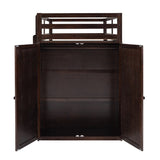 Flexible Design Twin size Loft Bed with Drawers,Desk,and Wardrobe