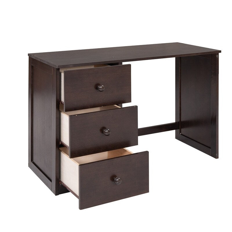 Flexible Design Twin size Loft Bed with Drawers,Desk,and Wardrobe