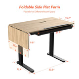 FlexiSpot Height Adjustable Drafting Table Multi-Function Drawing Table Tiltable Tabletop Reading Desk Office Computer Desk