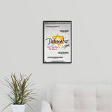 "Defamation - Movie Poster" Black Float Frame Canvas Art