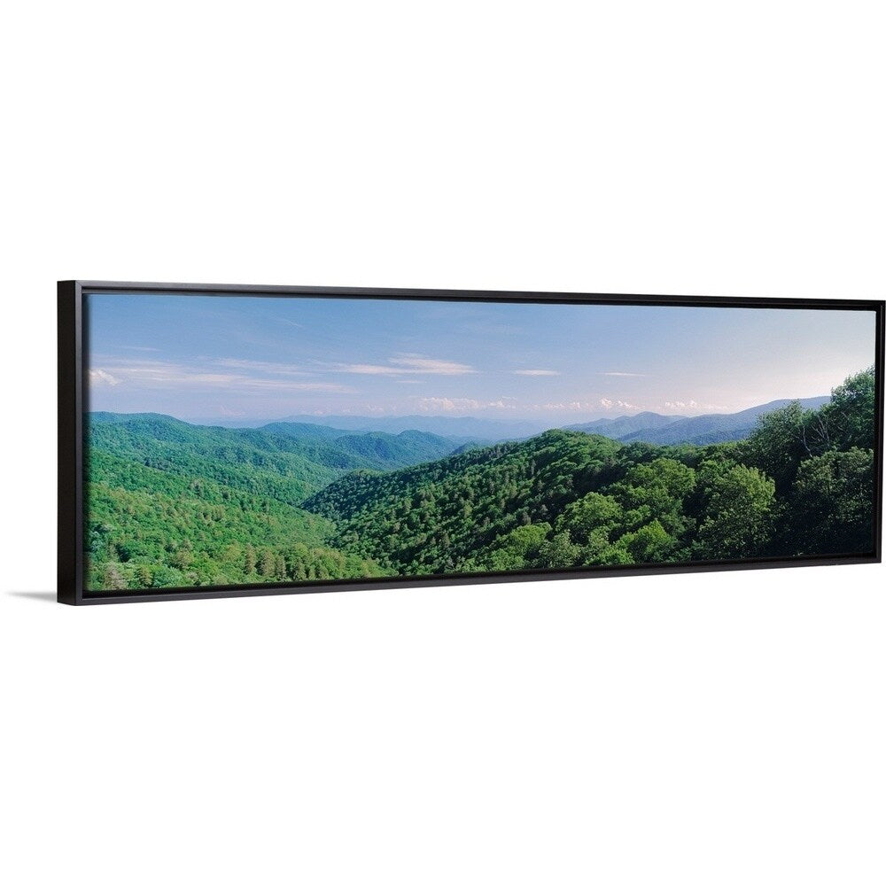 Tennessee, Great Smoky Mountains National Park, Aerial view of the Newfound Gap Road - Multi