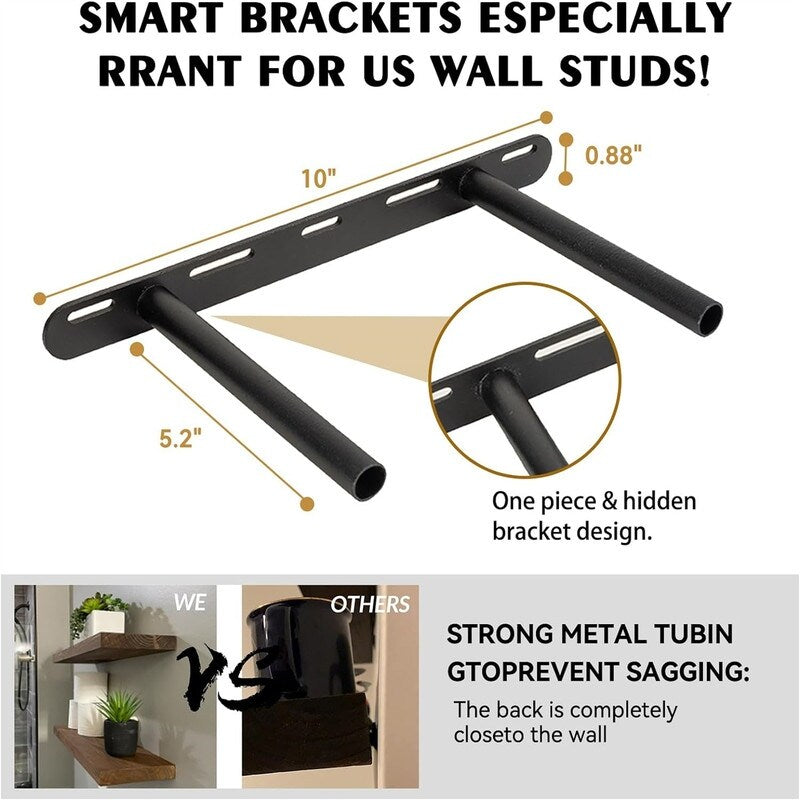 Floating Shelves 16 inch Long - 6.7"D x 16"W x 1.25"H