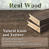 Floating Shelves 36 inches Rustic Natural Wood Shelf for Wall Set of 2 Open Shelving Farmhouse Light Wooden Wall Mounted