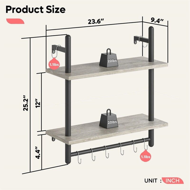 Floating Shelves Kitchen Shelves Wall