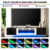 Floating TV Stand with 36" Electric Fireplace