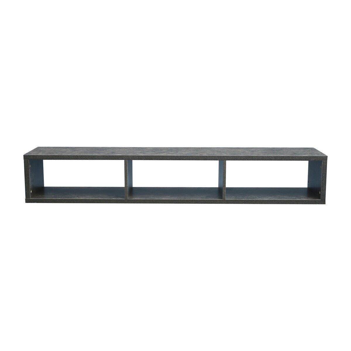 Floating Walnut/Grey TV Console, 60-Inch, Wall-Mounted Media Storage Unit for AV Components, Easy Assembly, Sturdy Construction