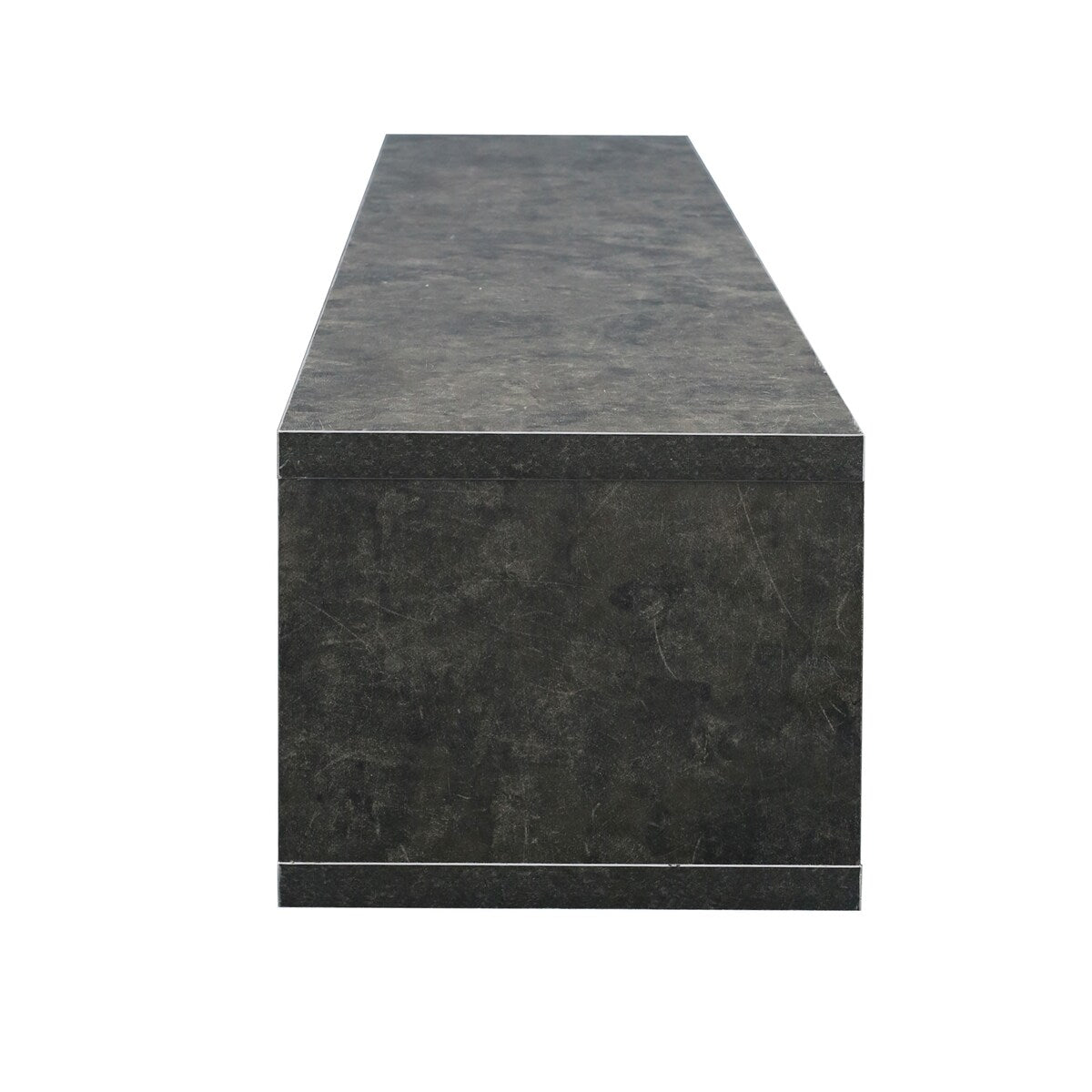 Floating Walnut/Grey TV Console, 60-Inch, Wall-Mounted Media Storage Unit for AV Components, Easy Assembly, Sturdy Construction