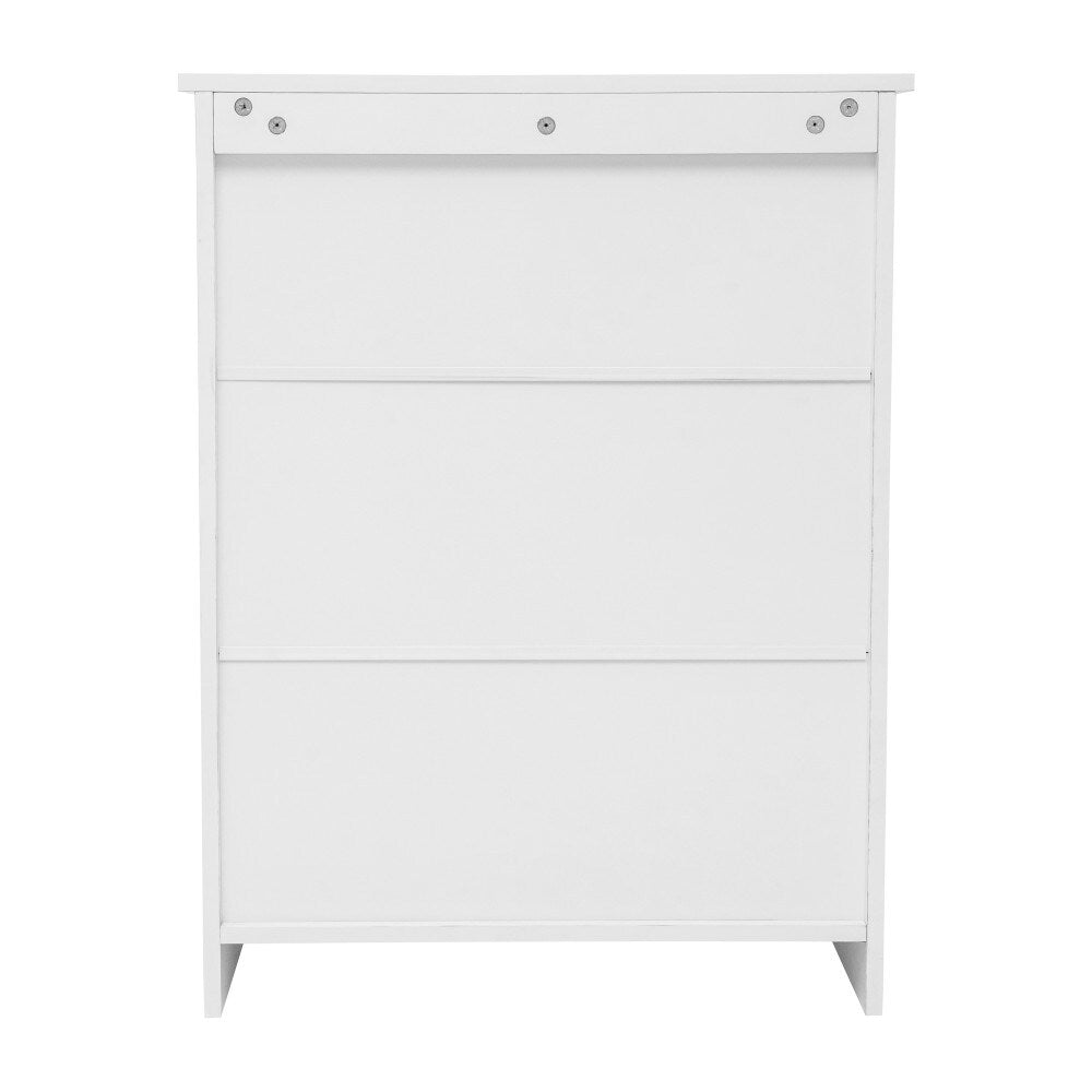 Floor Cabinet Storage Organizer with Magnetic Closure Doors and Shelves