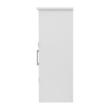 Floor Cabinet Storage Organizer with Magnetic Closure Doors and Shelves