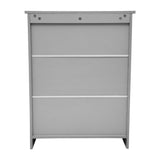 Floor Cabinet Storage Organizer with Magnetic Closure Doors and Shelves