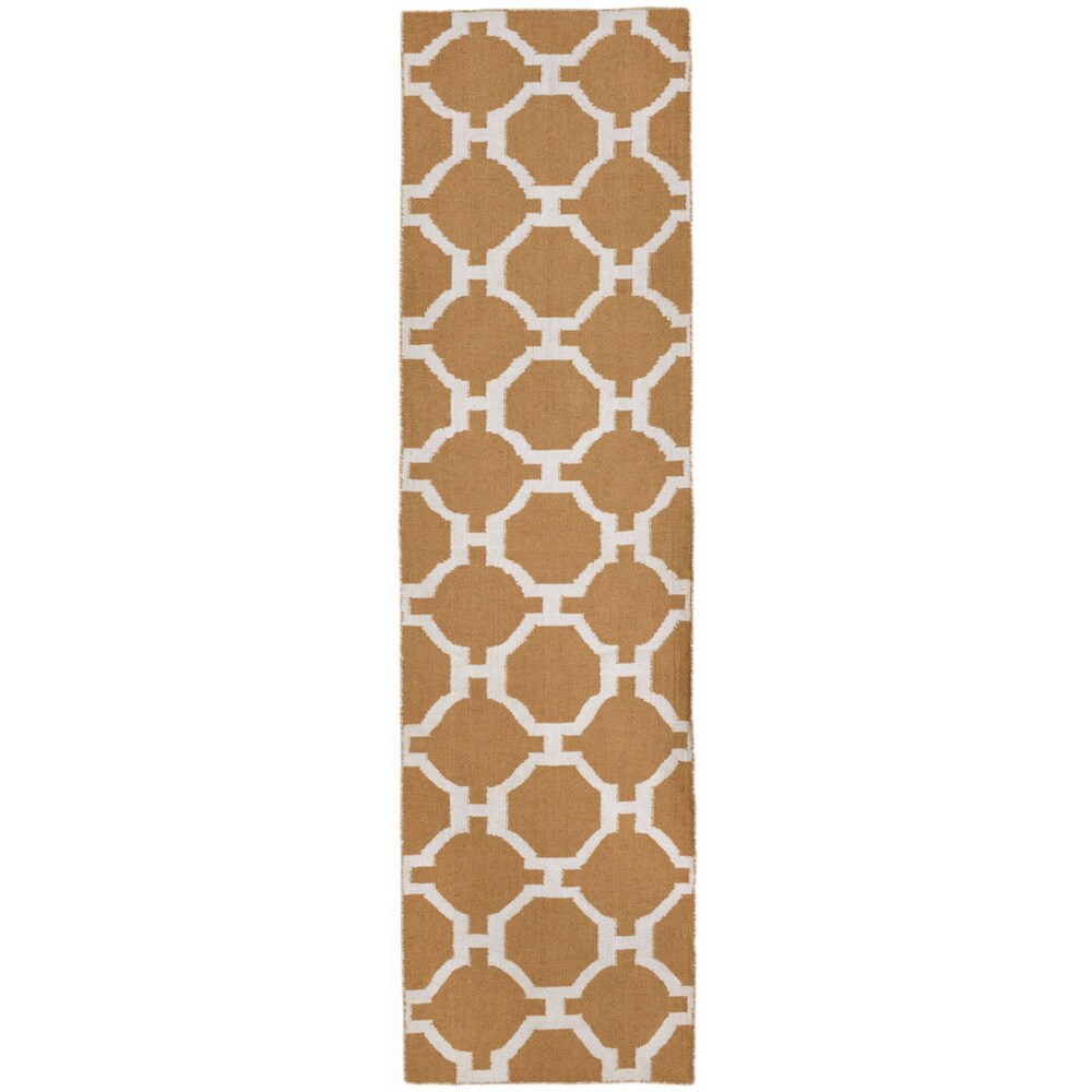 Liora Manne Floor Khaki Pattern Outdoor Rug (2' x 8') - 2' x 8'