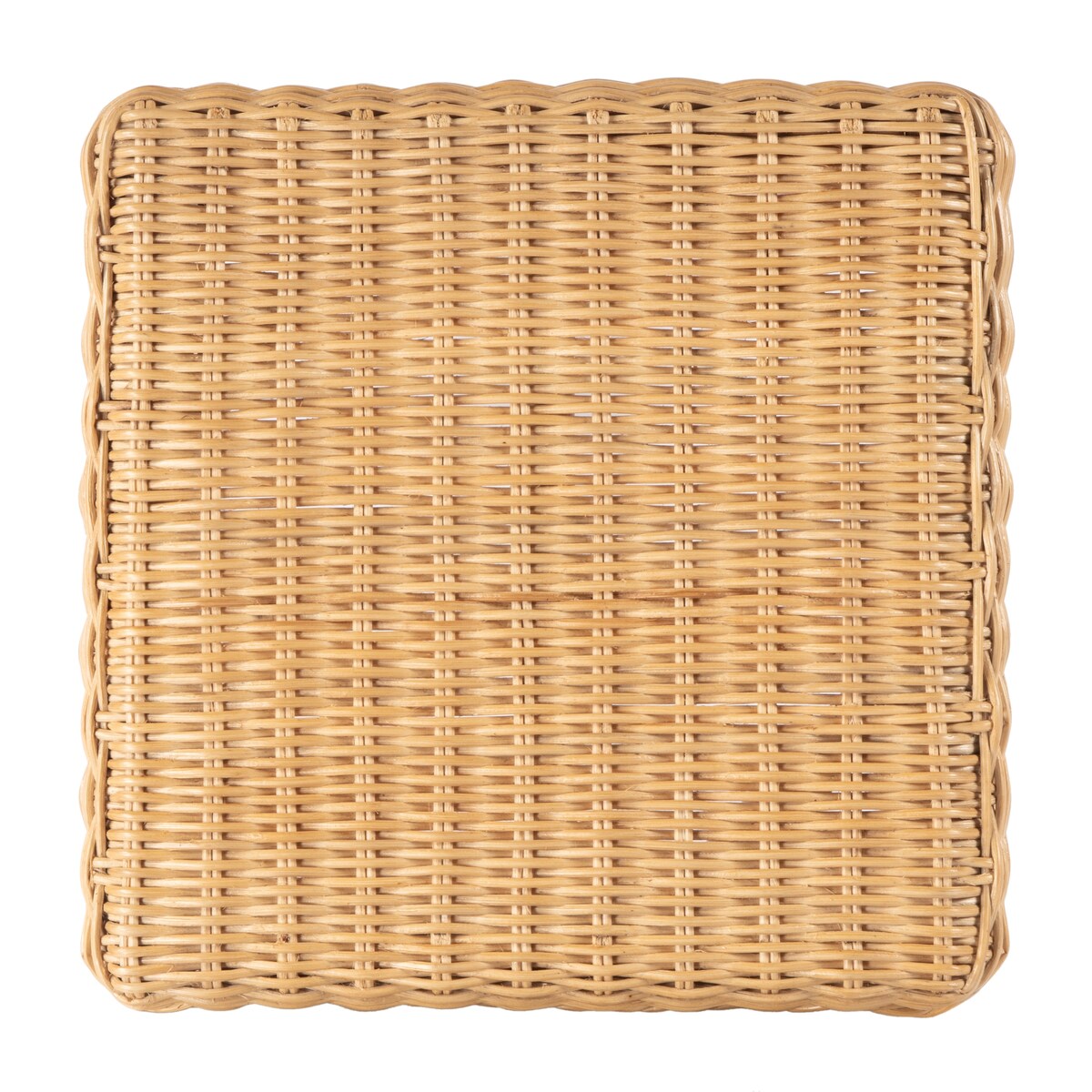 Flora Rattan Scalloped Counter stool