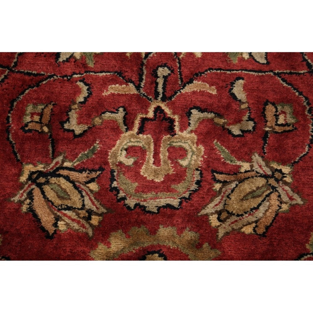 Floral Agra Indian Home Decor Area Rug Hand-tufted Oriental Carpet - 5'6" x 8'6"