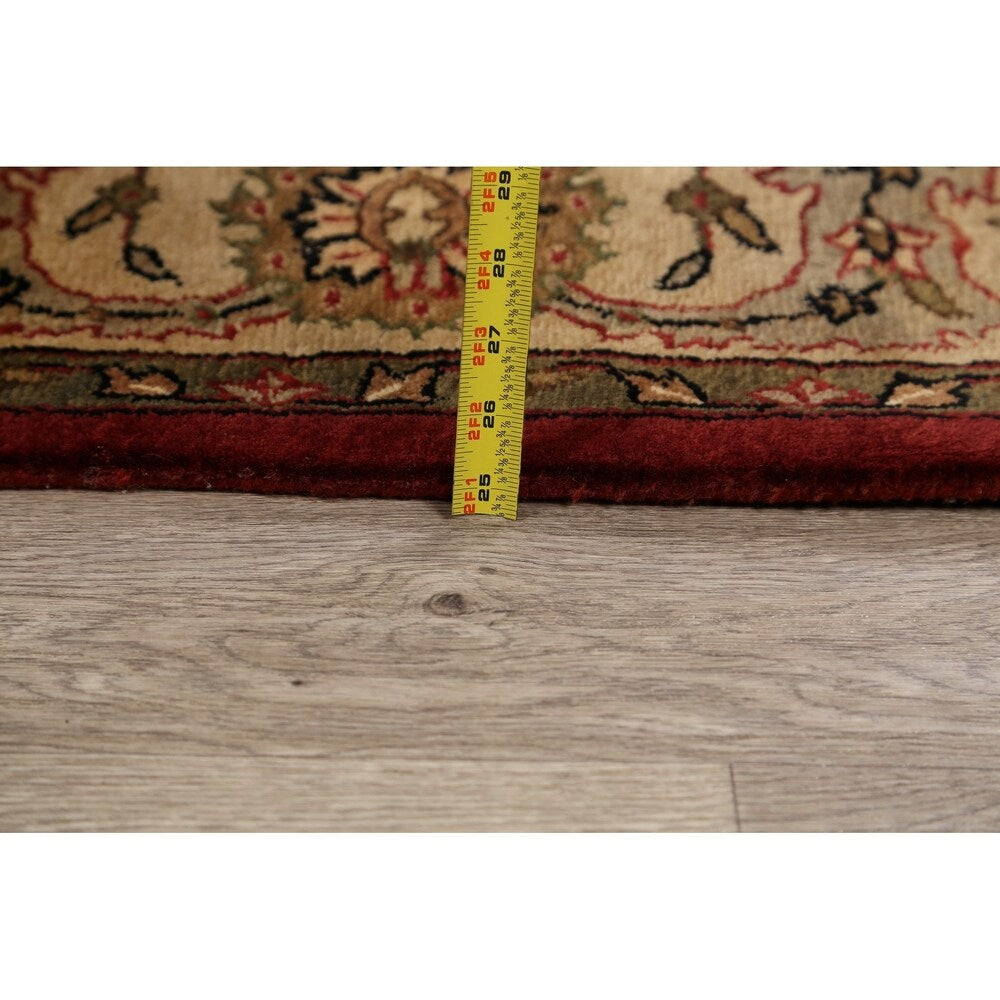 Floral Agra Indian Home Decor Area Rug Hand-tufted Oriental Carpet - 5'6" x 8'6"