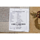 Floral Agra Oriental Area Rug Hand-tufted Wool Carpet - 5'3" x 8'3"