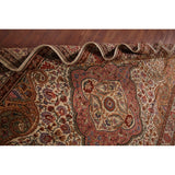 Floral Anatolian Oriental Vintage Area Rug Hand-Knotted Wool Carpet - 6'7" X 10'5"