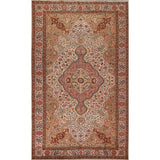 Floral Anatolian Oriental Vintage Area Rug Hand-Knotted Wool Carpet - 6'7" X 10'5"