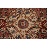 Floral Anatolian Oriental Vintage Area Rug Hand-Knotted Wool Carpet - 6'7" X 10'5"