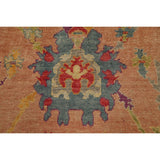 Floral Authentic Oushak Turkish Oriental Area Rug Wool Handmade - 7'6" x 9'3"