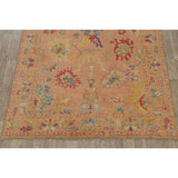 Floral Authentic Oushak Turkish Oriental Area Rug Wool Handmade - 7'6" x 9'3"