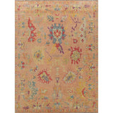 Floral Authentic Oushak Turkish Oriental Area Rug Wool Handmade - 7'6" x 9'3"