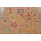 Floral Authentic Oushak Turkish Oriental Area Rug Wool Handmade - 7'6" x 9'3"