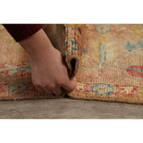 Floral Authentic Oushak Turkish Oriental Area Rug Wool Handmade - 7'6" x 9'3"
