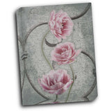 Floral Fence 2 16x20 Gallery Wrapped Stretched Canvas