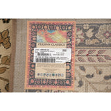 Floral Green Oushak Turkish Oriental Area Rug - 7' 10'' X 11' 2''