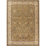 Floral Green Oushak Turkish Oriental Area Rug - 7' 10'' X 11' 2''