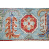Floral Grey Oushak Oriental Area Rug Handmade Transitional Wool Carpet - 8'1"x 10'0"