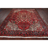 Floral Heriz Persian Area Rug Wool Hand-Knotted Living Room Carpet - 7'6" x 9'6"